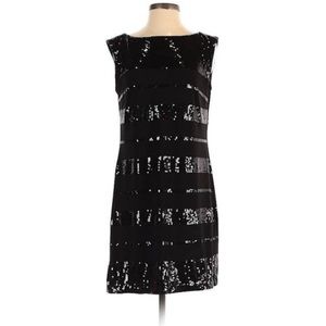 White House Black Market Sequin Block Party Dress